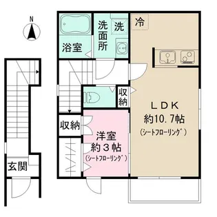 L’avenir【2階】の間取り