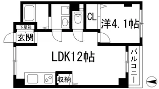 第三博宝ハイツ【2階】の間取り