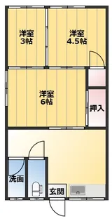 鹿児島県鹿児島市玉里団地2【アパート】の間取り