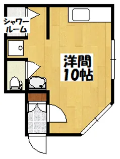 ロイヤルハイツ石原【1階】の間取り