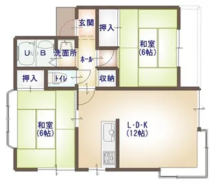 イーストポイント162【2階】の間取り