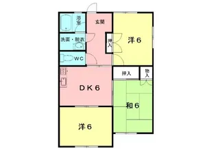 パーシモン上原(かみのはら)【1階】の間取り