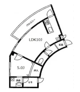 三栄ハイツ5【2階】の間取り