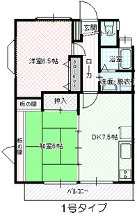 ウェストフィールドA【1階】の間取り