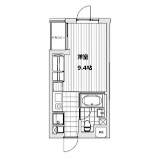モデリアブリュット参宮橋【1階】の間取り