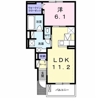 ベル・トゥールII【2階】の間取り