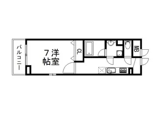 リ:ルーム 伏見【3階】の間取り