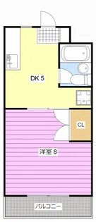 ルネッサンス9【2階】の間取り