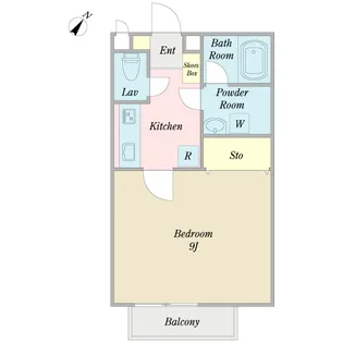 ベルクロワ【1階】の間取り