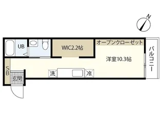 GRACE西栄【1階】の間取り