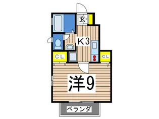 ホ-ムイングII【1階】の間取り