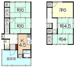 石川県金沢市長土塀3【一戸建】の間取り