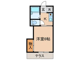 ハナハウス【1階】の間取り