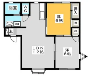 エテルノC棟【2階】の間取り
