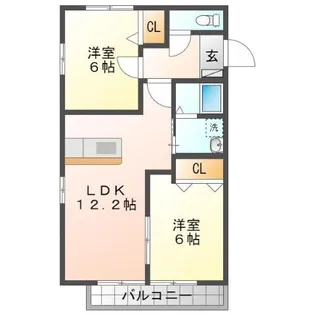 サンヒルズ【2階】の間取り