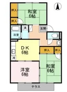 3DKの間取り画像