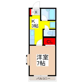 エクセル華【2階】の間取り