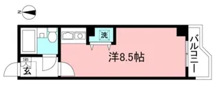エスパース ラ・ヴィ【5階】の間取り