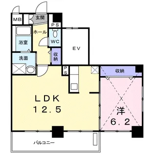 アルドーレ (Ardore)【5階】の間取り