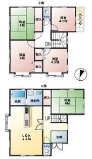 奈良県奈良市五条西1【一戸建】の間取り