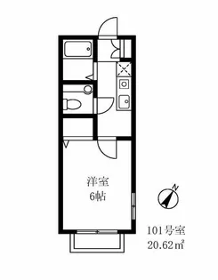 レーヴ田園調布【1階】の間取り