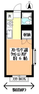 東京都世田谷区世田谷1【アパート】の間取り