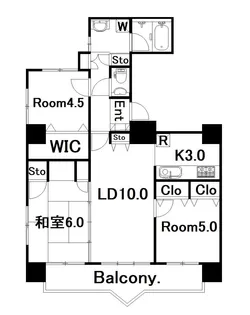 セラーリオ麹屋町【3階】の間取り
