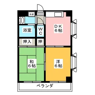 アネックスフジ【4階】の間取り