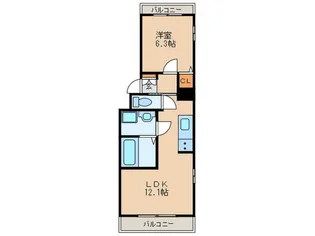 フジマンション【3階】の間取り