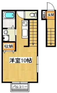 雅【2階】の間取り