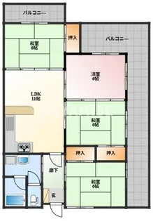 メディカル葉山【5階】の間取り