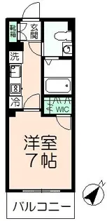 ヴィラ フローリッシュ【1階】の間取り