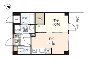 AR庚午南【3階】の間取り