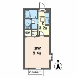 ライフ新小路【1階】の間取り