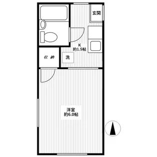 高橋荘【2階】の間取り