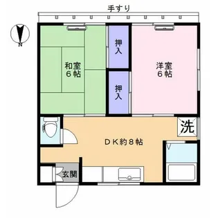 山田ハイツ【2階】の間取り