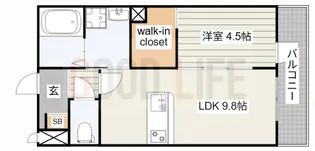 兵庫県小野市天神町【アパート】の間取り