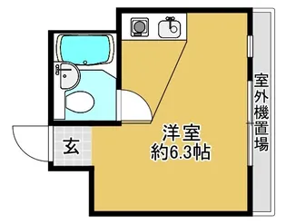 サナップ御所東【4階】の間取り
