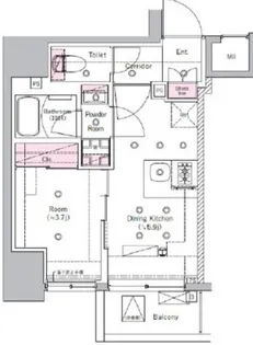 SYFORME ITABASHIIII【8階】の間取り