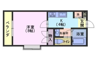 池田マンションB【3階】の間取り
