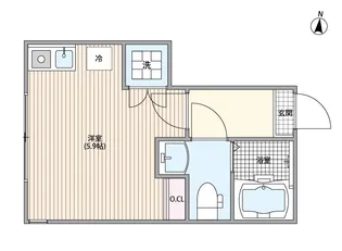 マーレ十条【1階】の間取り