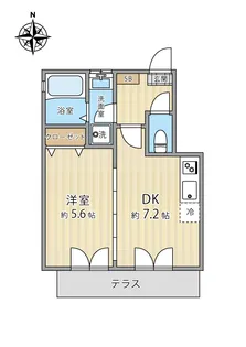 フジハウスラビ【1階】の間取り