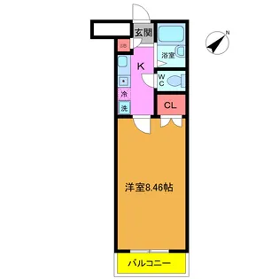 クレオ舞浜 A・B【3階】の間取り