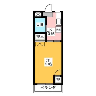 メロディハイツPartII【3階】の間取り