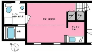 プリマ プリンセス ガーデン COEDO【1階】の間取り