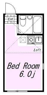 ユナイト初音ミックスナッツ【2階】の間取り