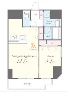東京都荒川区東日暮里6【マンション】の間取り
