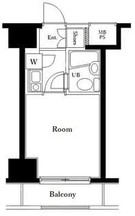 クリオ阪東橋壱番館【2階】の間取り
