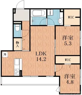 グランエスポワール寿【2階】の間取り
