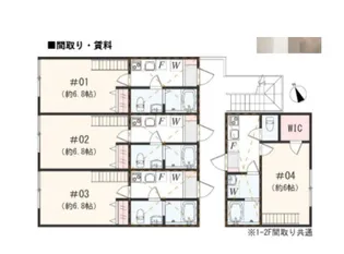 アザーレ・ソラ東海大学前B【2階】の間取り